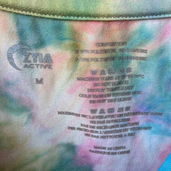 ZYIA Multicolor Tie-Dye Muscle Tee - Picture 2 of 4
